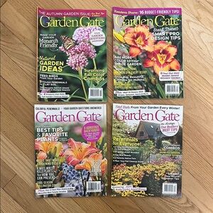 Garden Gate Magazines Set Of 4 Reading Material Gardening  Landscaping Ideas